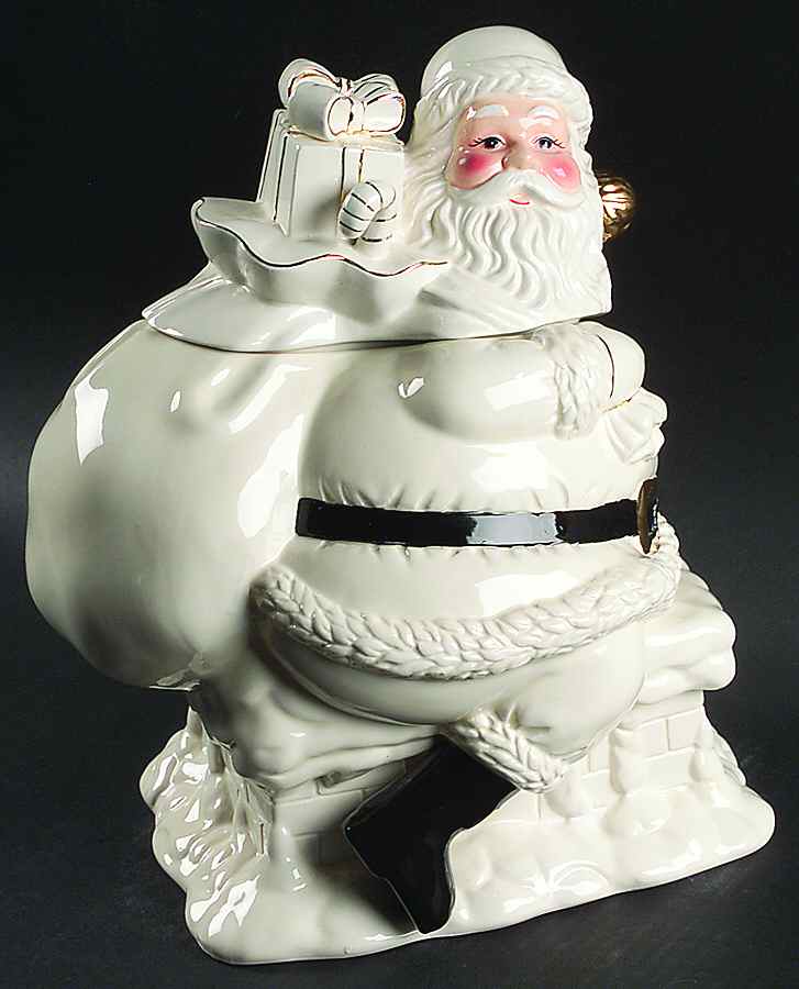 Holly Holiday Figural Cookie Jar & Lid by Royal Limited-1