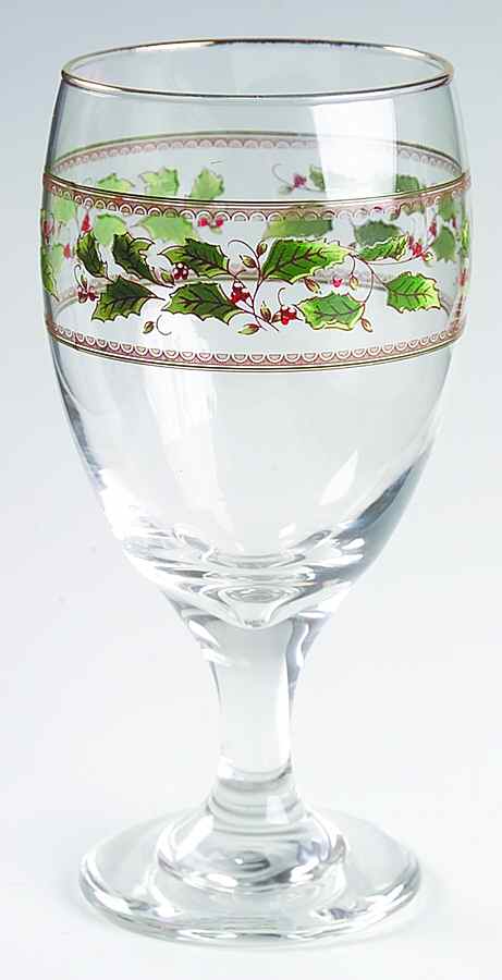Holly Holiday 16 Oz Glassware Iced Tea by Royal Limited-1