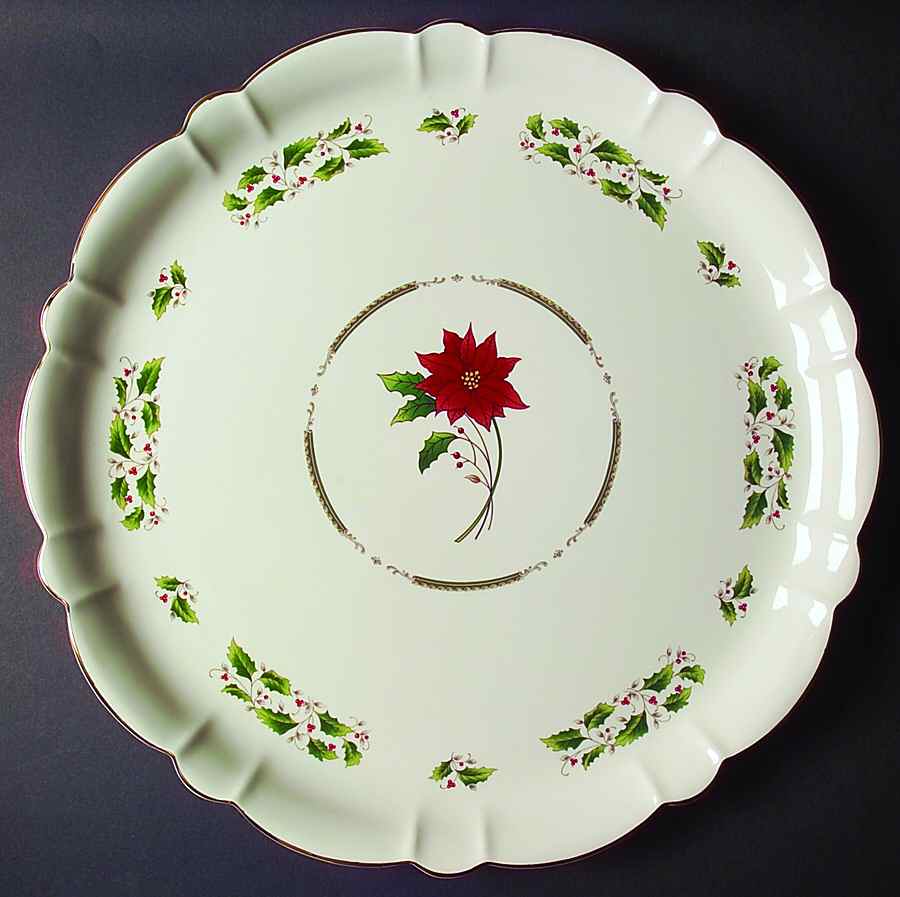 Holly Holiday Punch Underplate by Royal Limited-1