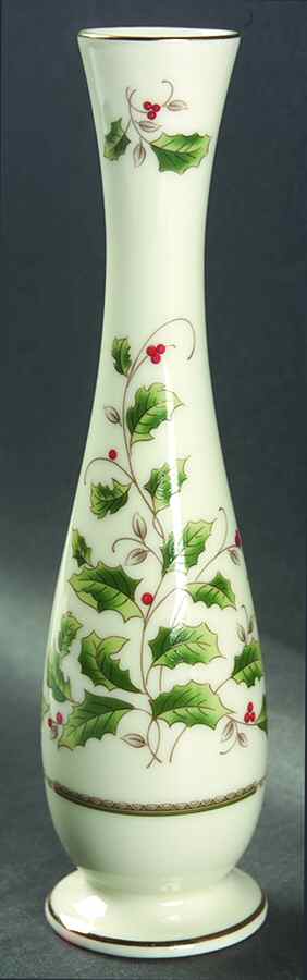 Holly Holiday 8" Bud Vase by Royal Limited-1