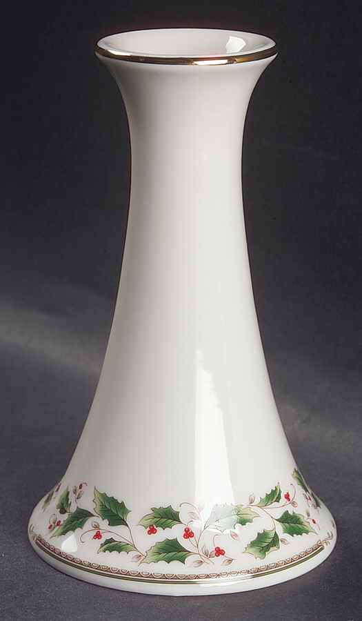 Holly Holiday 6" Candlestick by Royal Limited-1