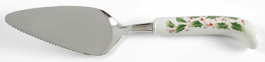 Holly Holiday Pie & Cake Server with Stainless Blade by Royal Limited-1