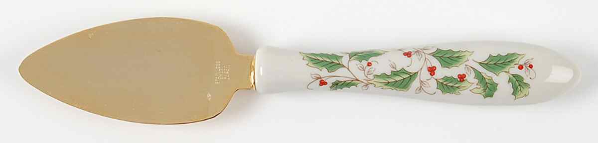 Holly Holiday Cheese Server with Stainless Blade by Royal Limited-1