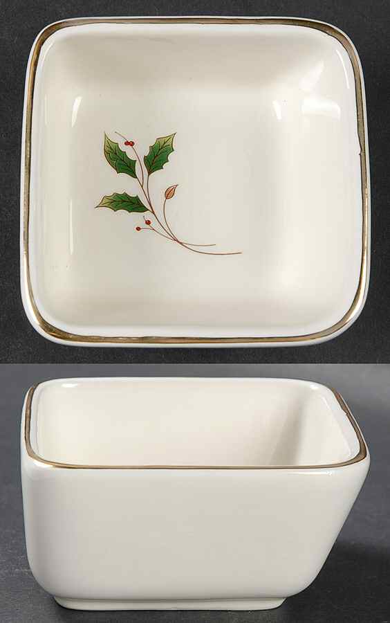 Holly Holiday Hors d'Oeuvres Dish by Royal Limited-1