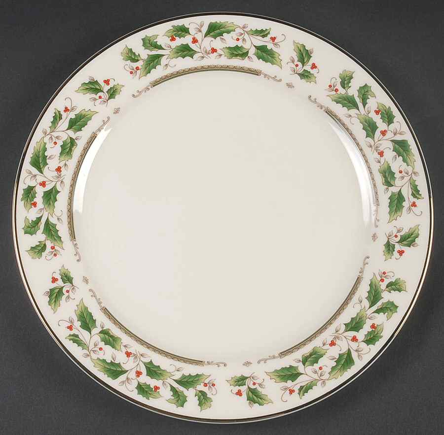 Holly Holiday Dinner Plate by Royal Limited-1