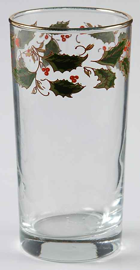 Holly Holiday 12 Oz Glassware Tumbler by Royal Limited-1