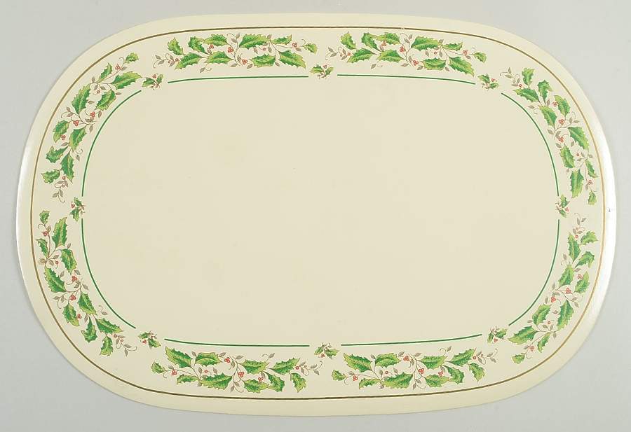 Holly Holiday Placemat by Royal Limited-1