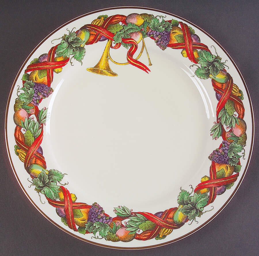 Holiday Harvest 12" Chop Plate (Round Platter) by Royal Limited-1
