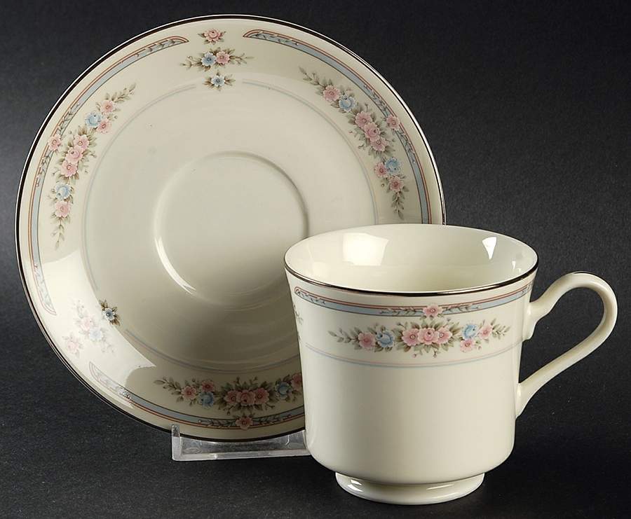 Nicole Footed Cup & Saucer Set by Royal Limited-1
