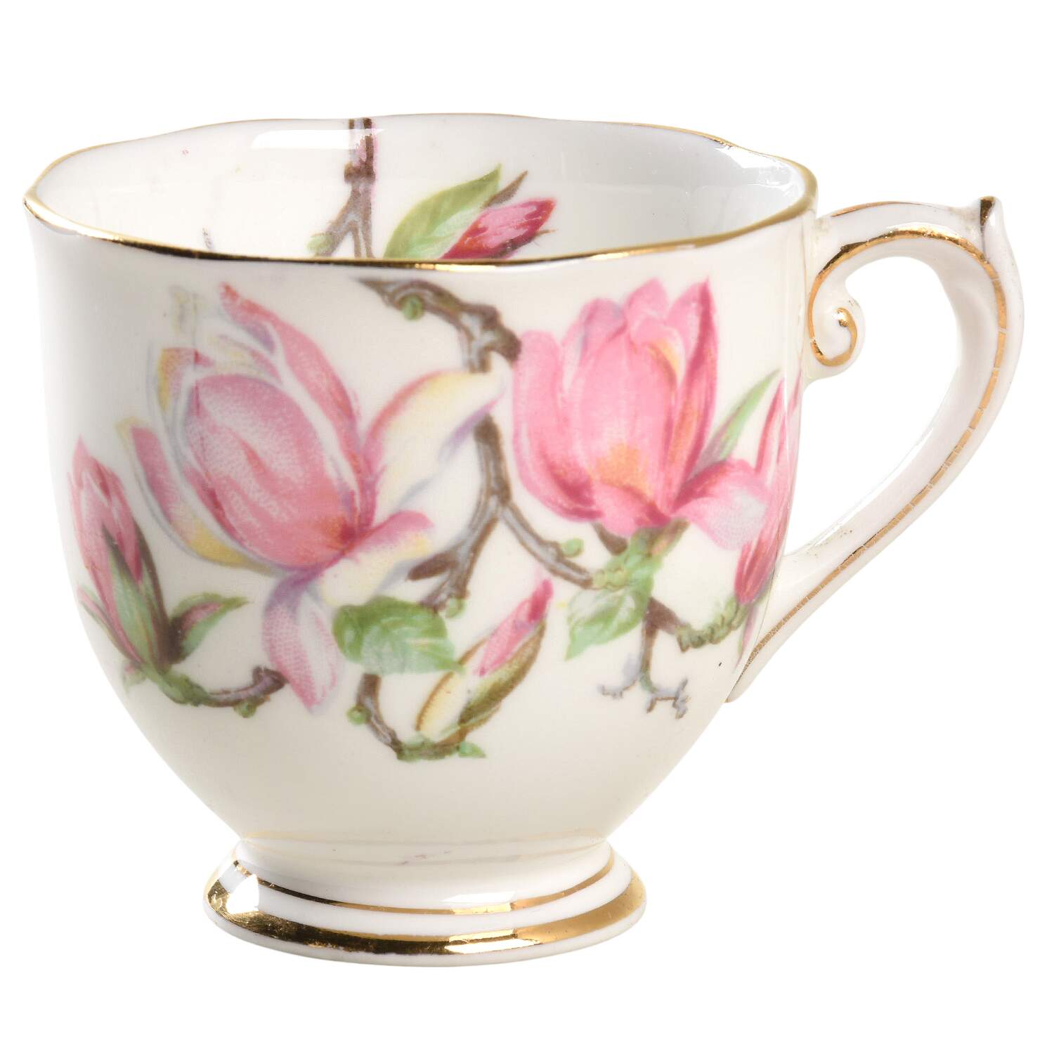 Magnolia Footed Demitasse Cup by Roslyn (England)-1