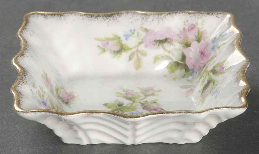 Moss Rose Nut Dish by Roslyn (England)-1
