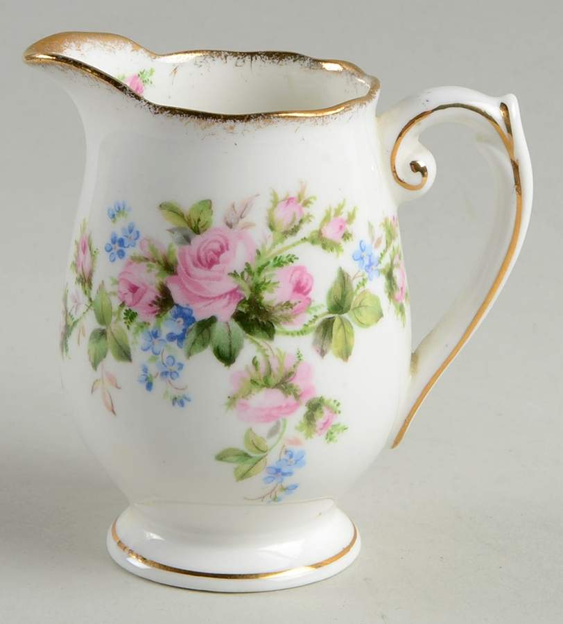 Moss Rose Creamer by Roslyn (England)-1