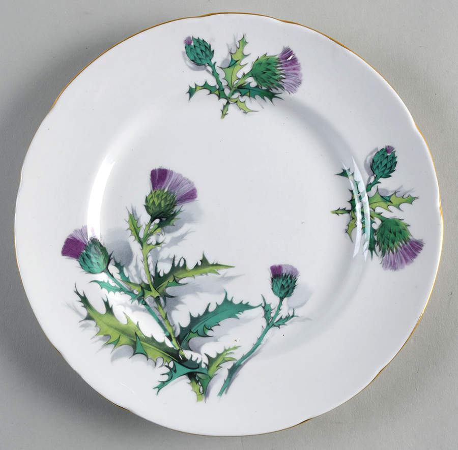 Queen O'Th' Highlands Salad Plate by Roslyn (England)-1