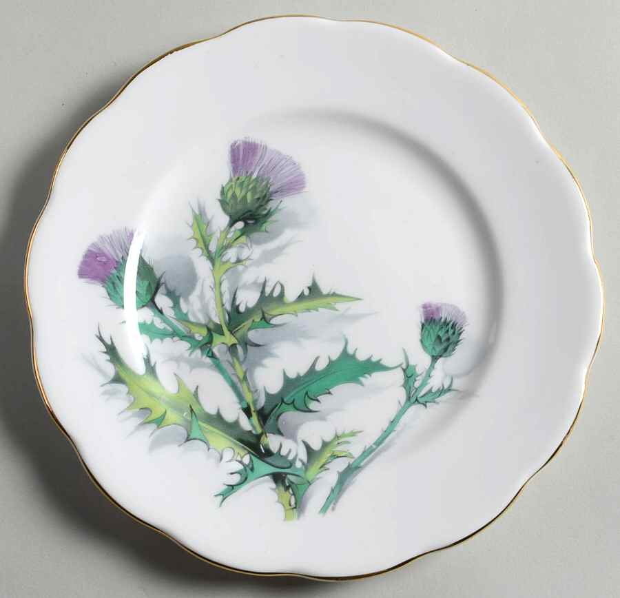 Queen O'Th' Highlands Bread & Butter Plate by Roslyn (England)-1