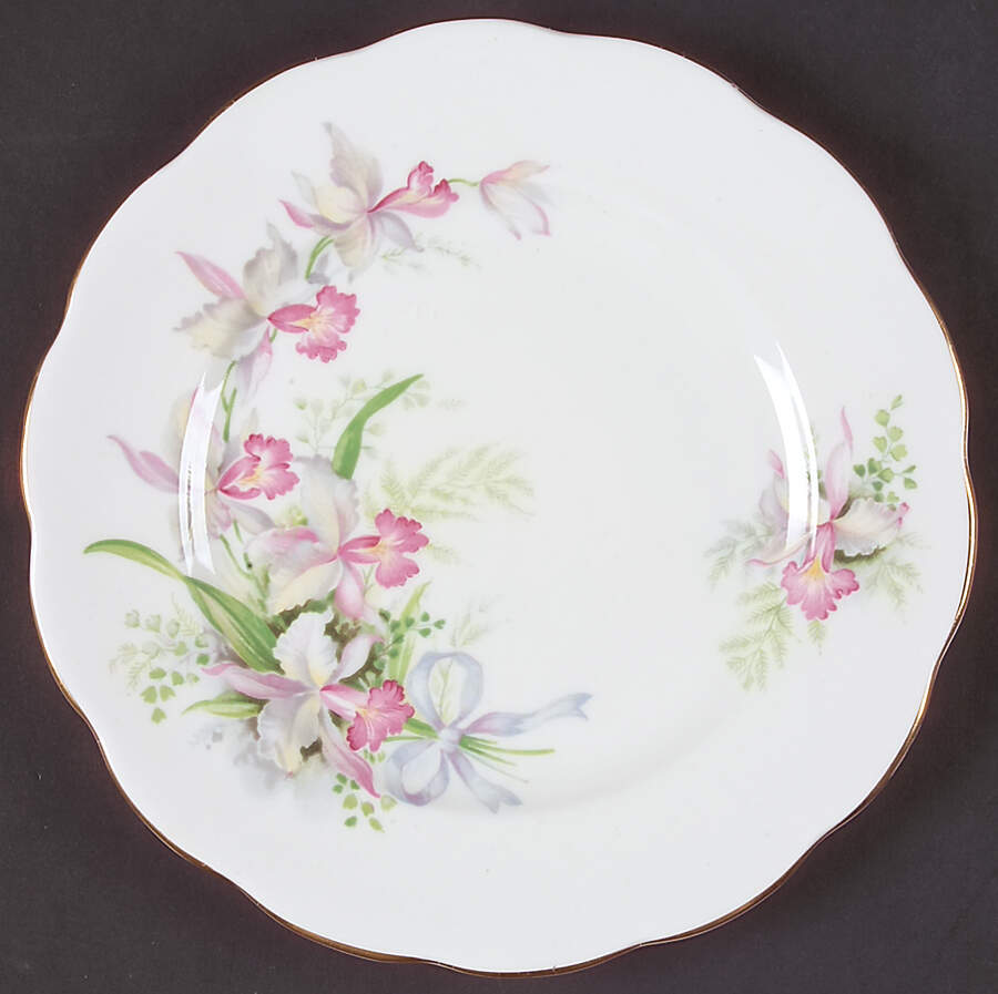 Sweet Romance Salad Plate by Roslyn (England)-1