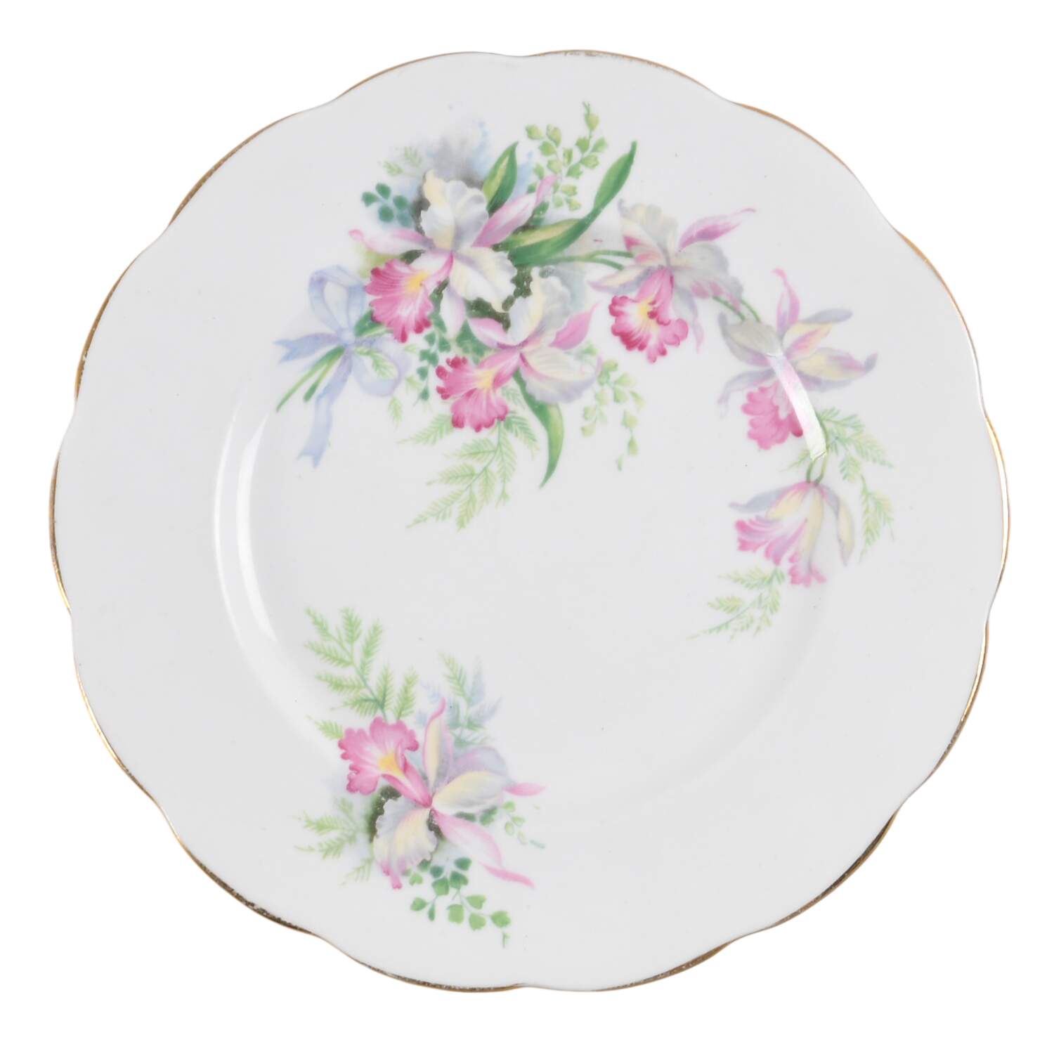 Sweet Romance Salad Plate by Roslyn (England)-1