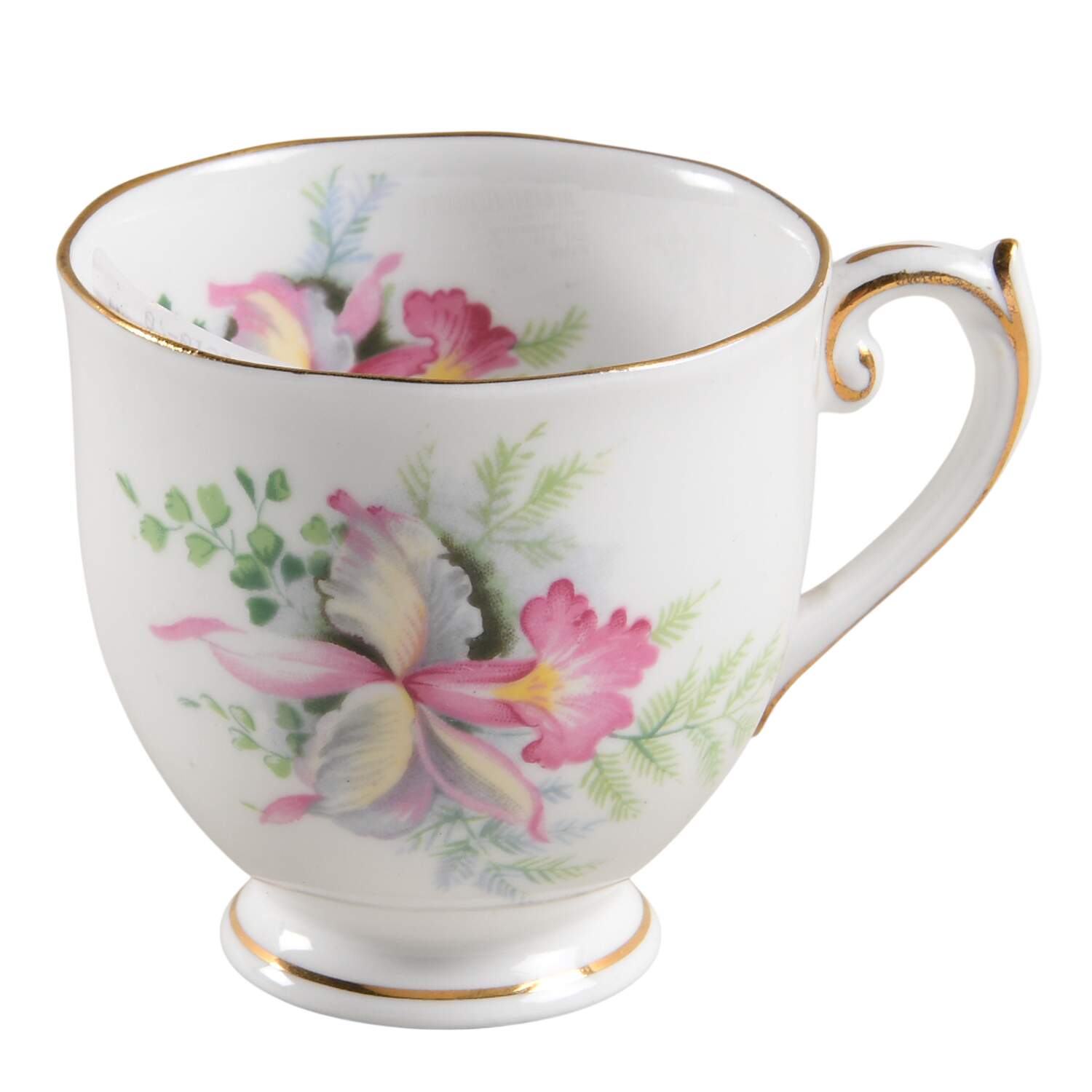 Sweet Romance Flat Demitasse Cup by Roslyn (England)-1