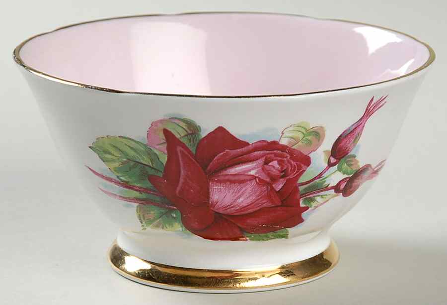 Wheatcroft Roses (England) Open Sugar Bowl by Roslyn (England)-1