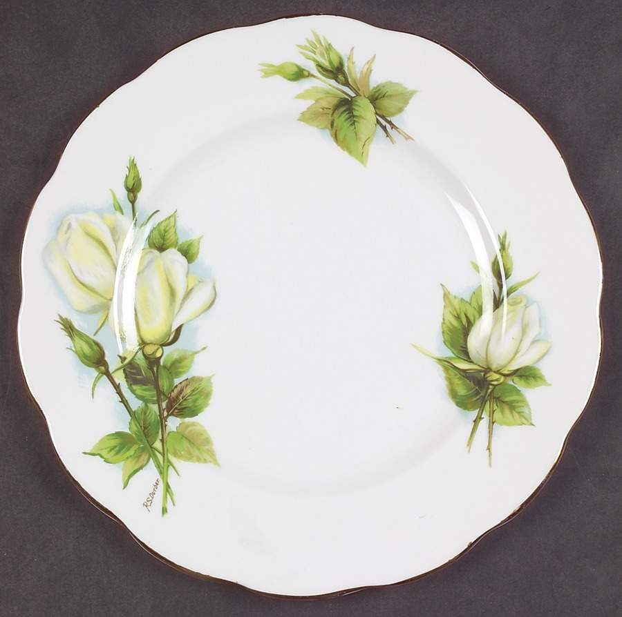 Wheatcroft Roses (England) Salad Plate by Roslyn (England)-1