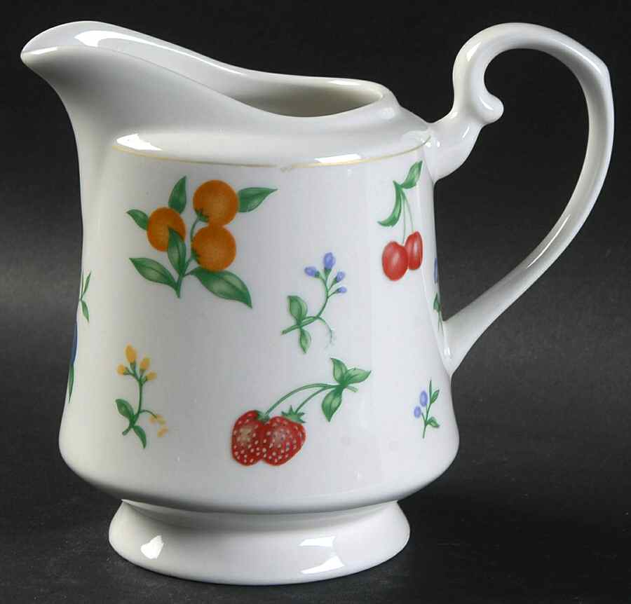 Chelsea (No Trim, Mustard Ring) Creamer by Royal Majestic-1