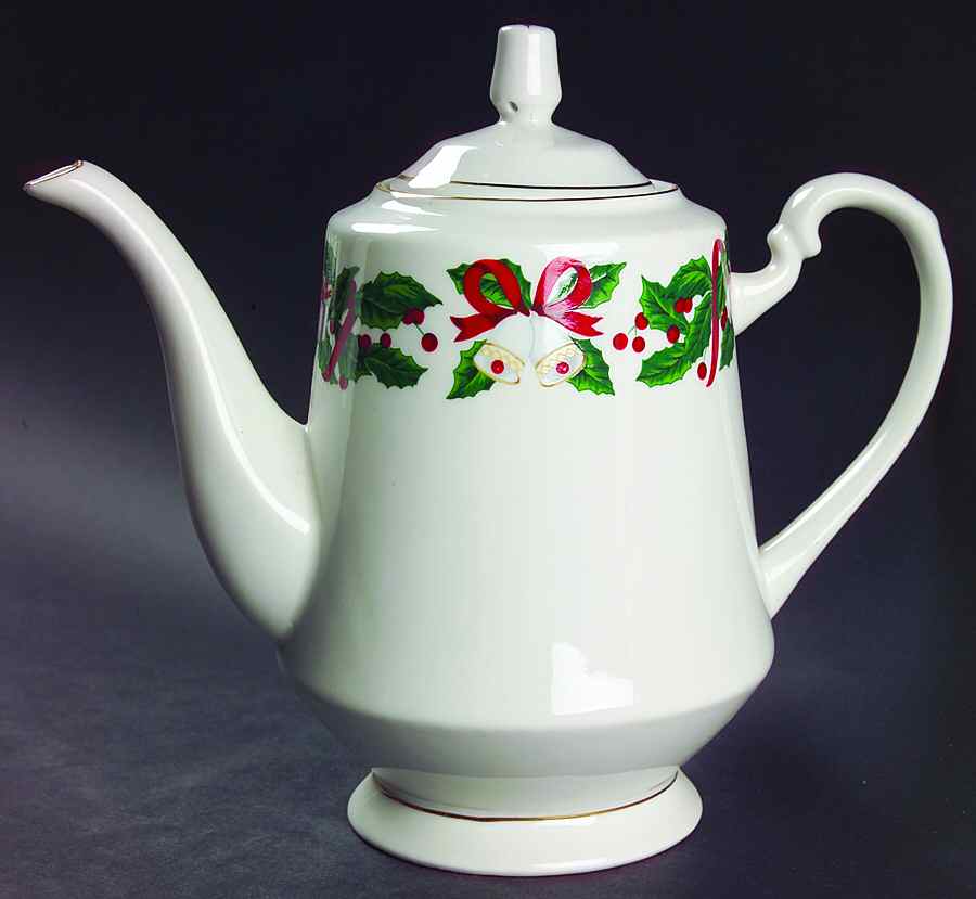 Christmas Joy Coffee Pot & Lid by Royal Majestic-1