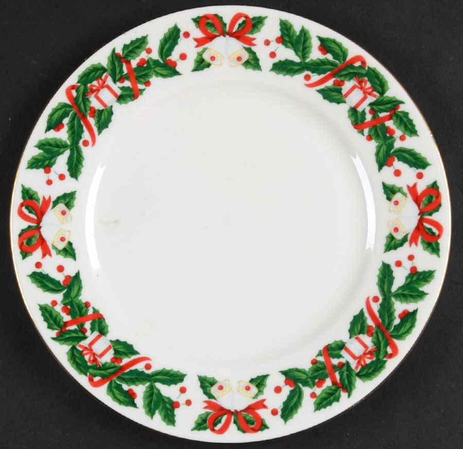 Christmas Joy Salad Plate by Royal Majestic-1