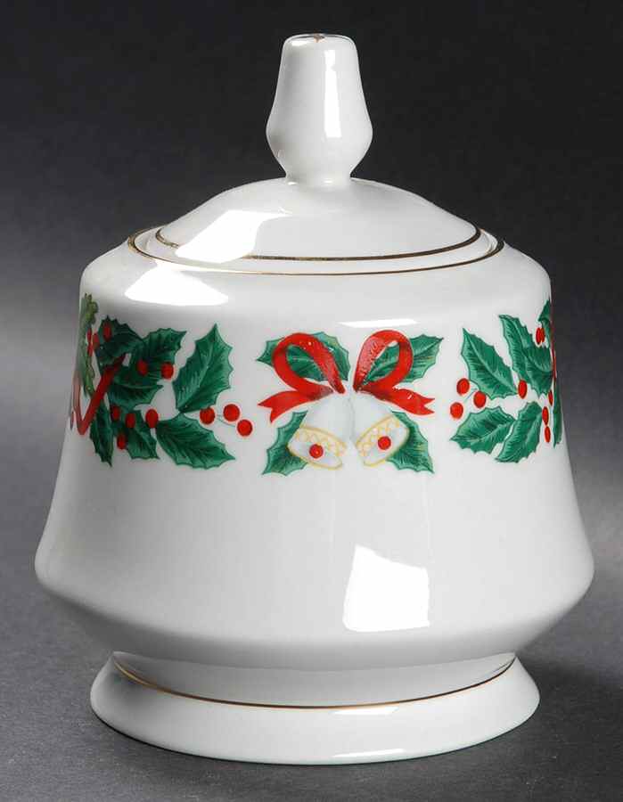 Holiday Cheer Sugar Bowl & Lid by Royal Majestic-1