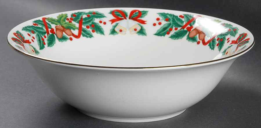 Holiday Cheer 9" Round Vegetable Bowl by Royal Majestic-1