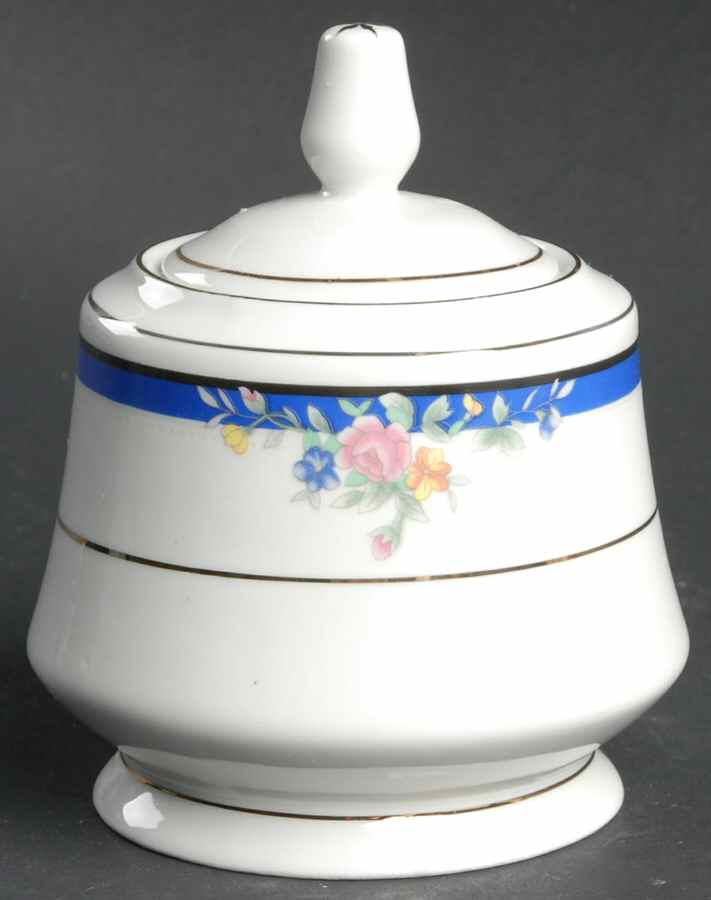 Morning Rose Sugar Bowl & Lid by Royal Majestic-1