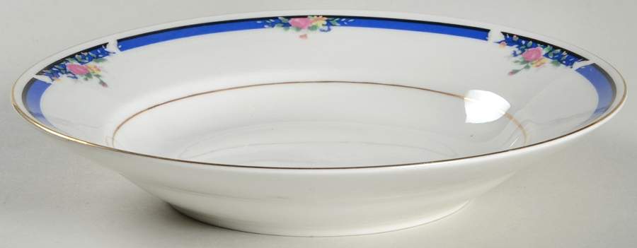 Morning Rose Rim Soup Bowl by Royal Majestic-1