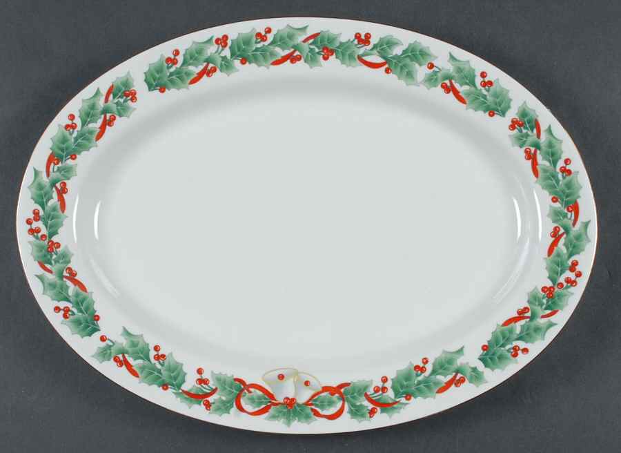 Noel 14" Oval Serving Platter by Royal Majestic-1