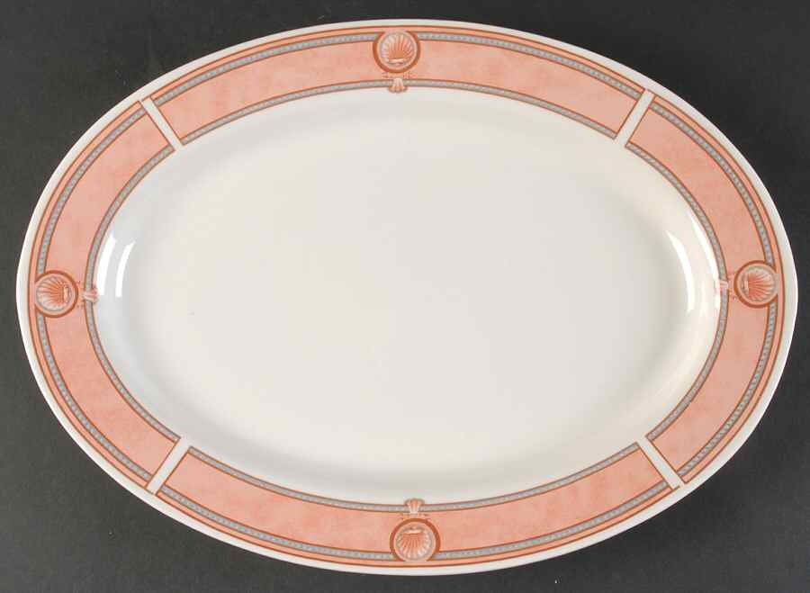 Seascape 14" Oval Serving Platter by Royal Majestic-1