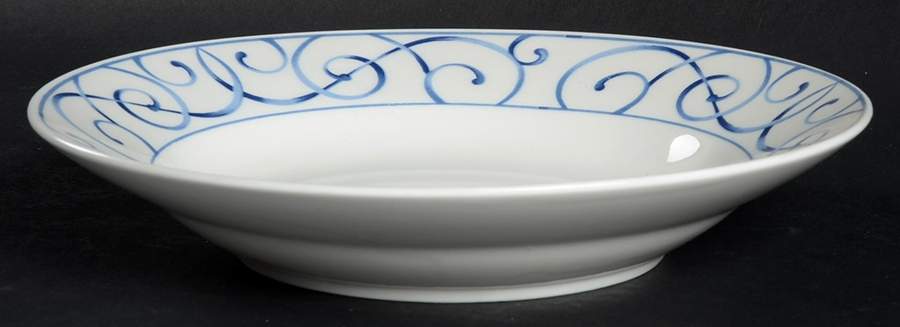 Vienna Blue Rim Soup Bowl by Royal Majestic-1
