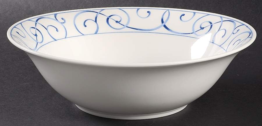 Vienna Blue 9" Round Vegetable Bowl by Royal Majestic-1