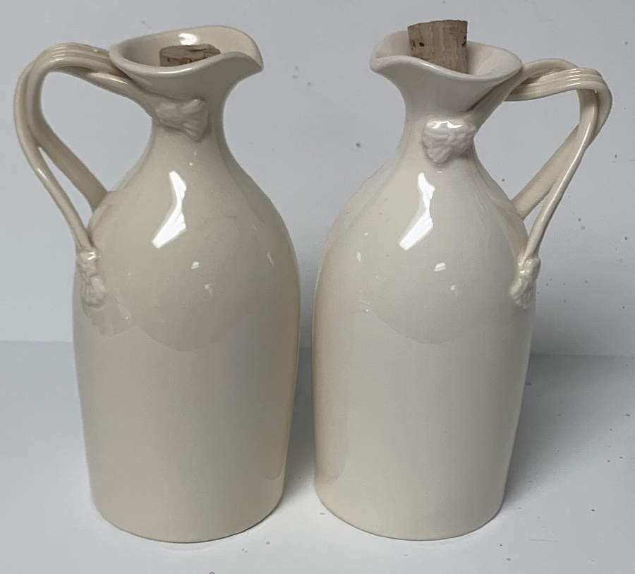 Classics Vinegar and Oil Set with Stoppers by Royal Creamware-1