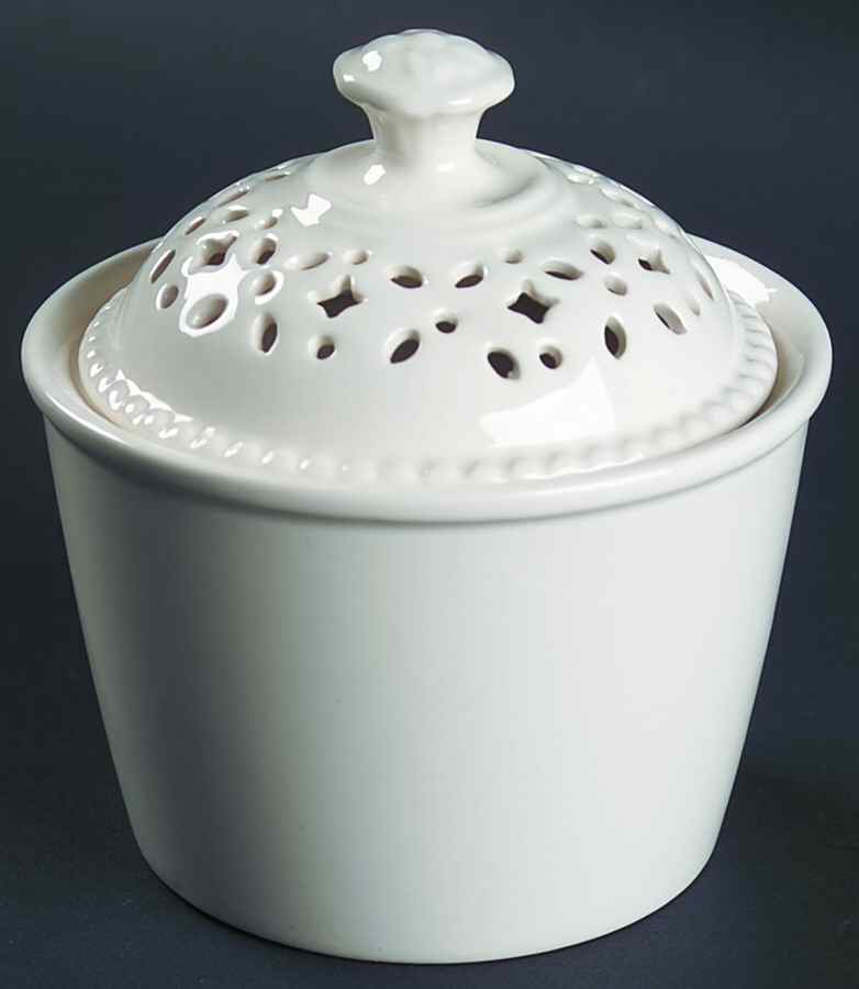 Classics Sugar Bowl & Lid by Royal Creamware-1