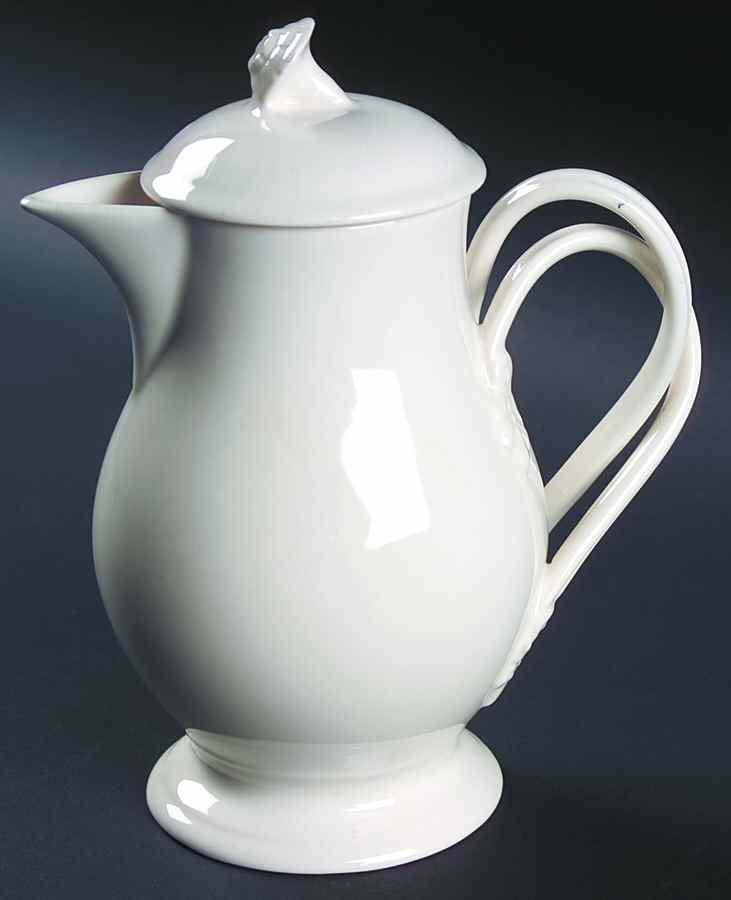 Classics Hot Milk Pitcher & Lid by Royal Creamware-1