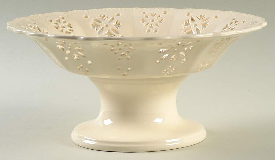Classics Round Compote (Height X Width) by Royal Creamware-1