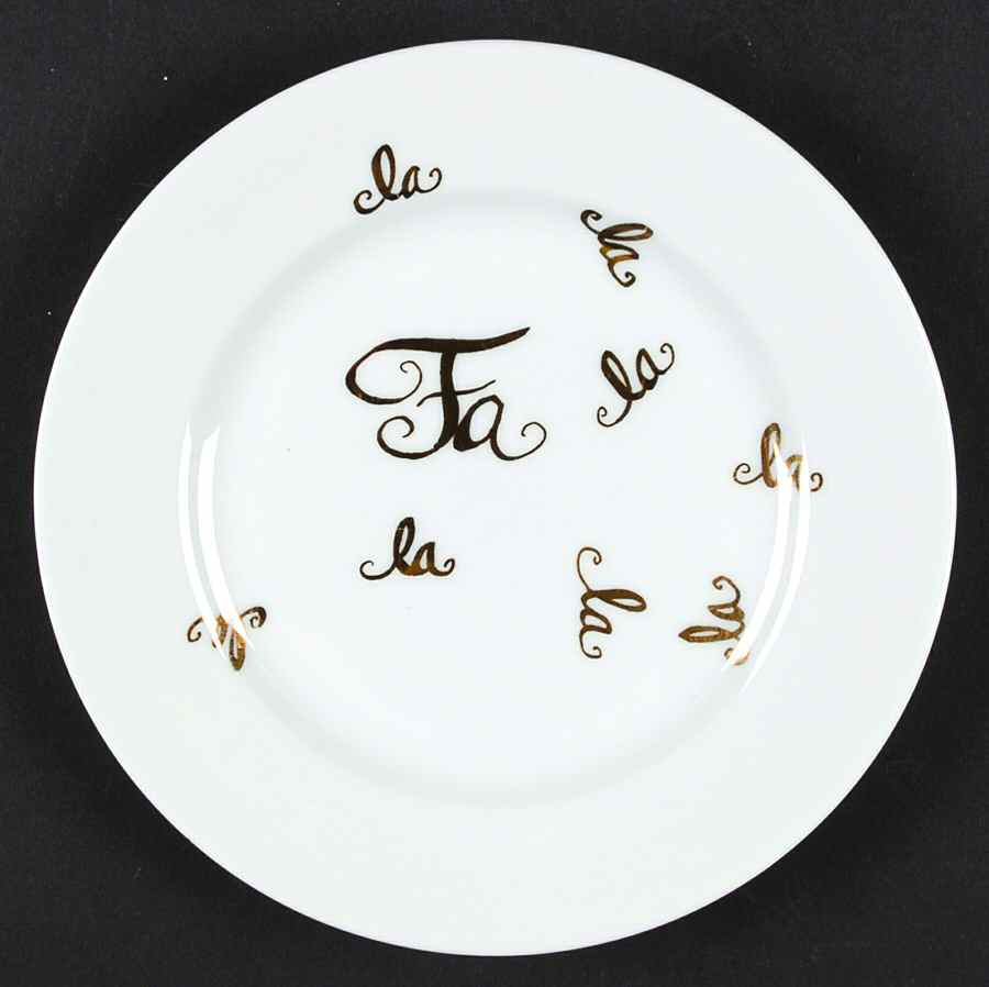 Deck the Halls (No Fruit) Dessert/Pie Plate by Rosanna-1