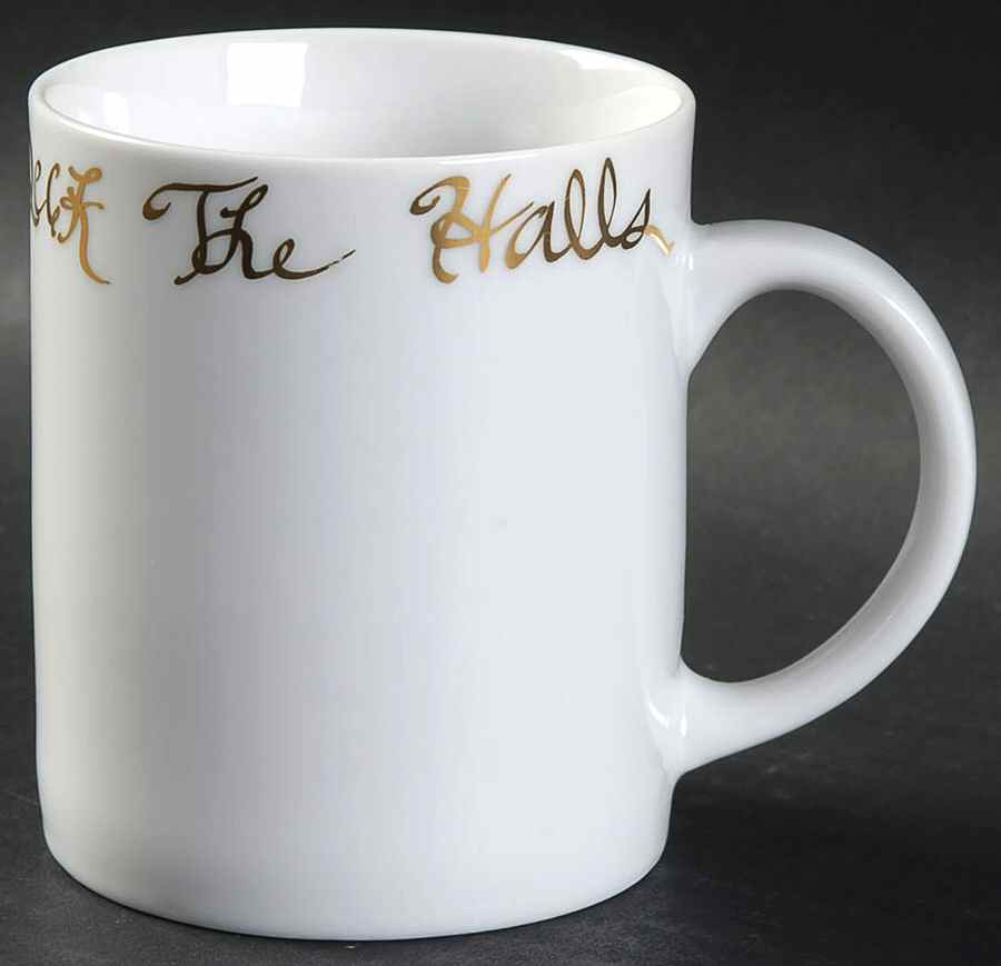 Deck the Halls (No Fruit) Mug by Rosanna-1