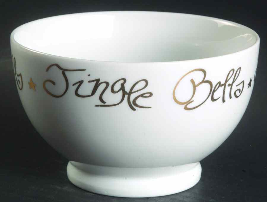 Jingle Bells Soup/Cereal Bowl by Rosanna-1