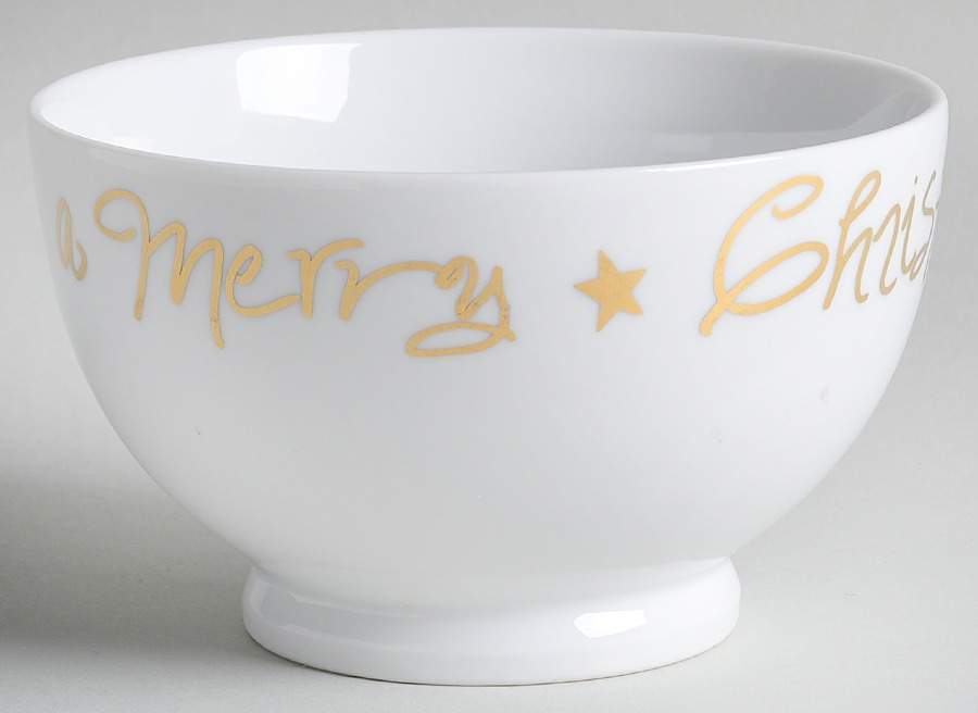 We Wish You A Merry Christmas Soup/Cereal Bowl by Rosanna-1