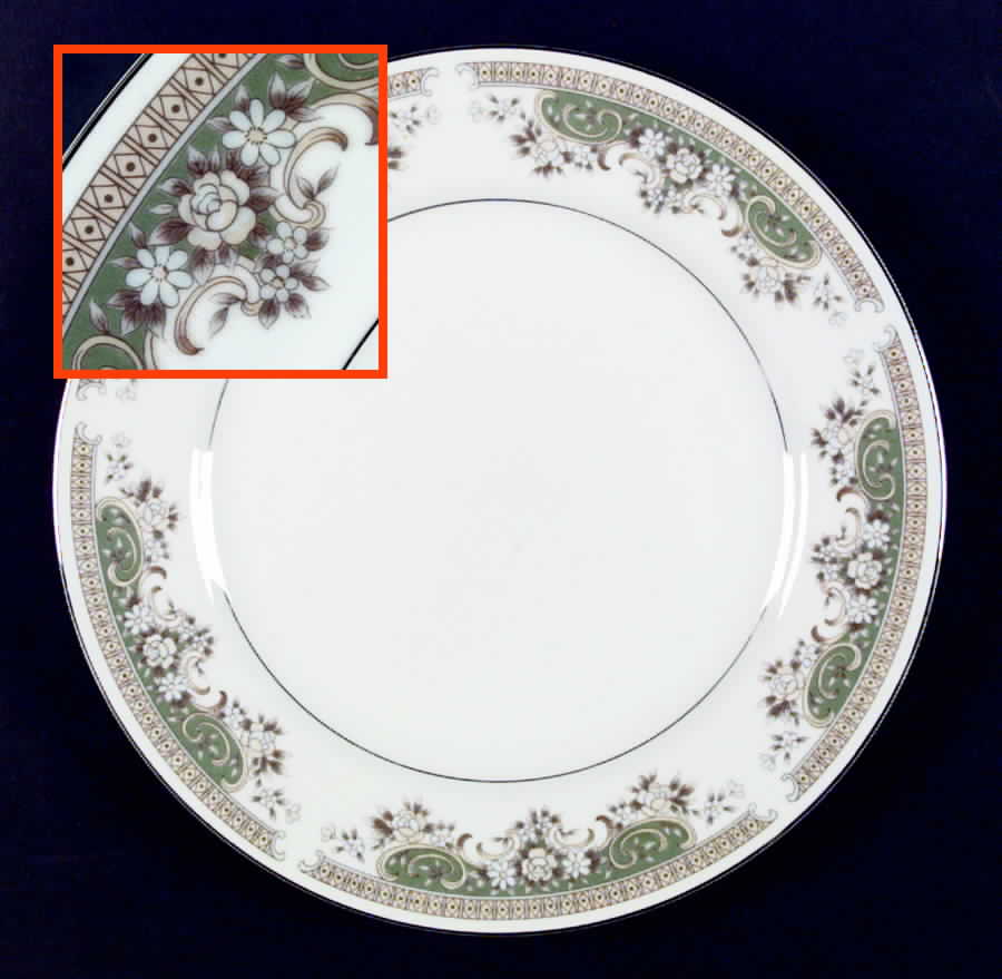 Alberta Platinum Dinner Plate by Ranmaru-1