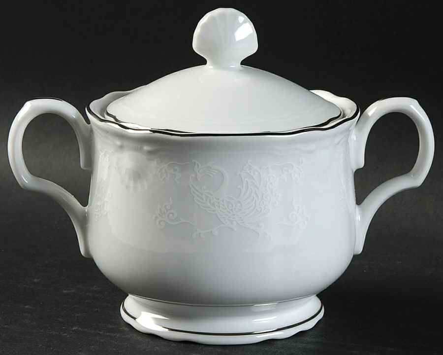 Bridal Lace Sugar Bowl & Lid by Ranmaru-1