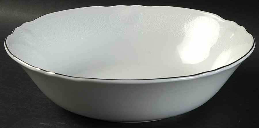 Bridal Lace 9" Round Vegetable Bowl by Ranmaru-1