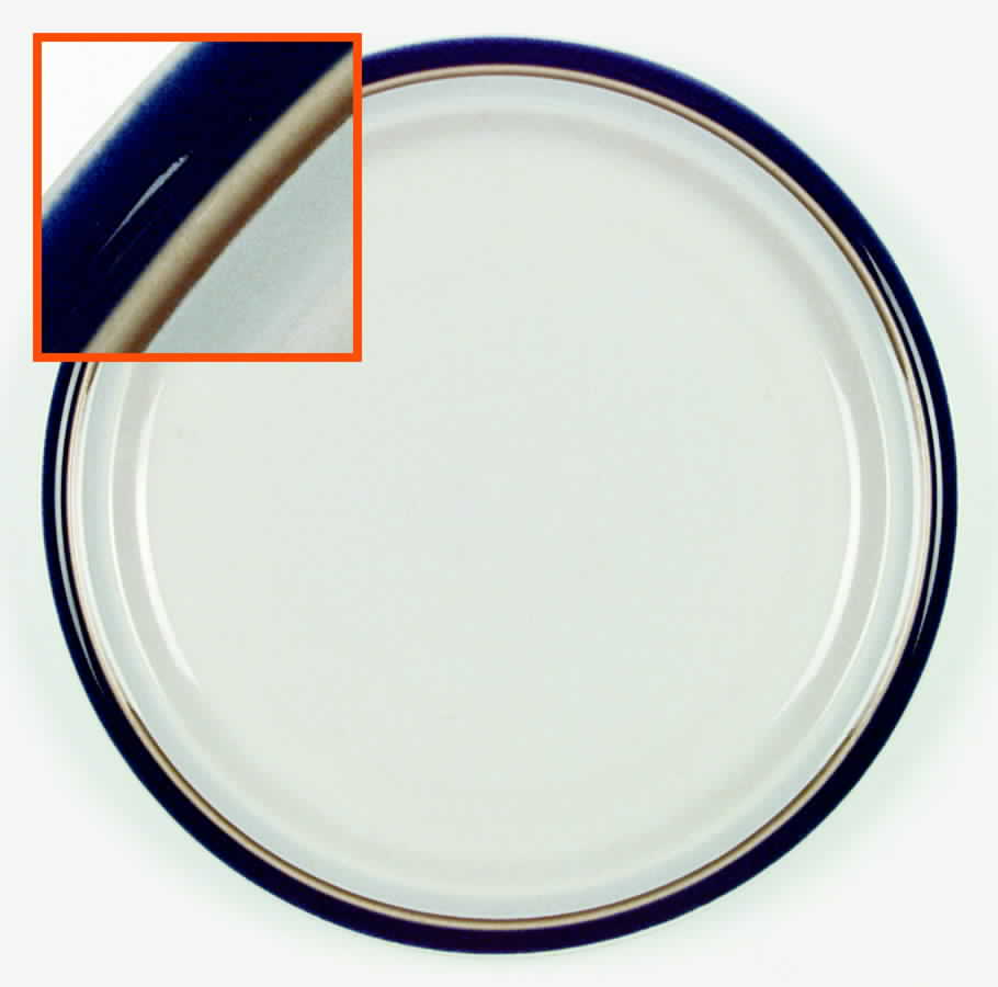 Chromatics Deep Blue 12" Chop Plate (Round Platter) by Ranmaru-1