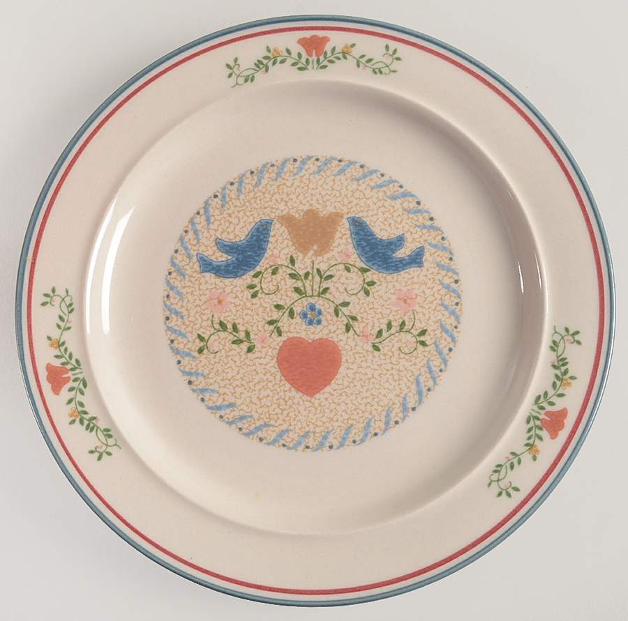 Country Cottage Salad Plate by Ranmaru-1