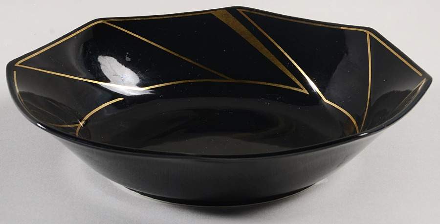 Crystalline Black Coupe Soup Bowl by Ranmaru-1