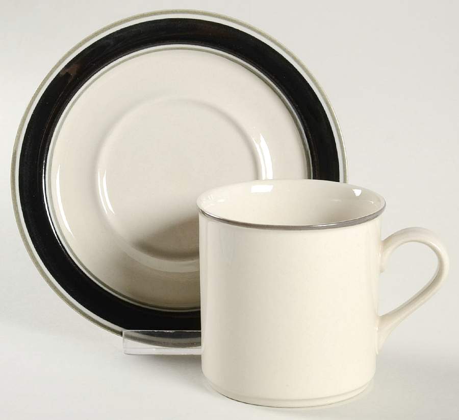 Dimension IV Flat Cup & Saucer Set by Ranmaru-1
