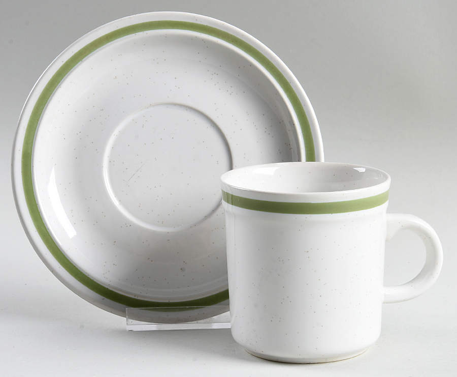 Dogwood Flat Cup & Saucer Set by Ranmaru-1